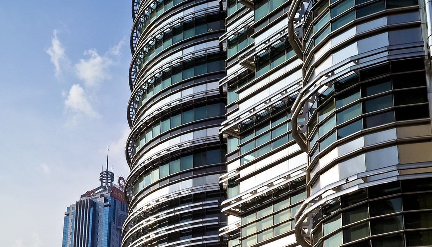 The financial district where the case desk works